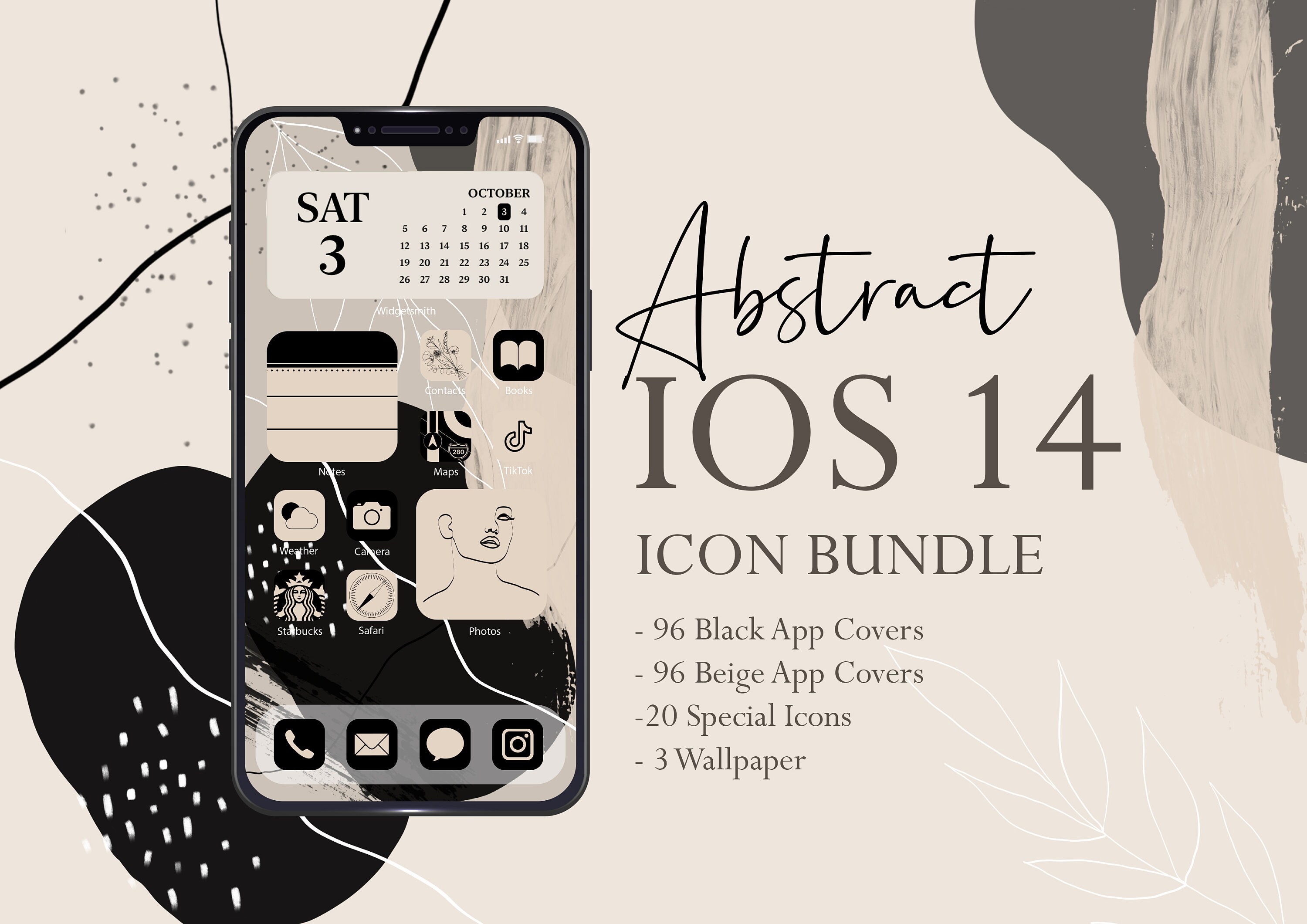 212 Ios 14 Black Widget Cover Photos Ios 14 Black Icons Etsy
