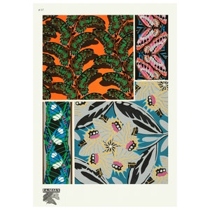 Butterflies Les Papillons Plate 17 Vintage Illustration Giclee Fine Art Print - Framed / Unframed / Canvas