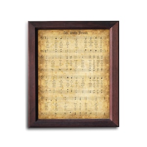 Ah, Holy Jesus, How Hast Thou Offended Digital Print | Hymn Instant Download