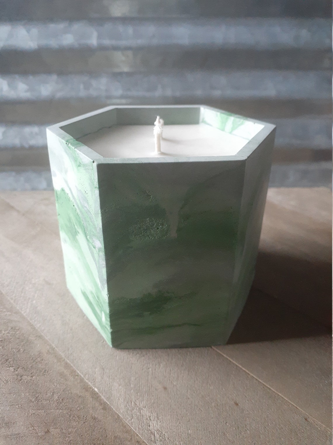 Large Concrete Vessel Candles Etsy