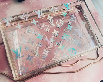 louis vuitton clear clutch