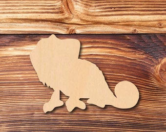 Chameleon - Multiple Sizes - Unfinished Wood - Cutout Shapes