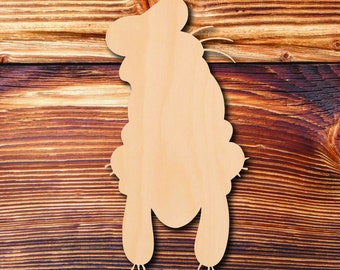 Dog Portrait - Laser Cut - Multiple Sizes - Unfinished Wood - Cutout Shapes