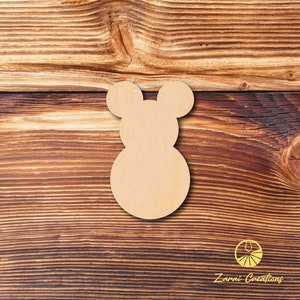 Snowman Wooden Cutout Shape, Snowman Wood Shape, Snowman Cutout, Snowman Laser Cut Unfinished Wood Shape, Snowman Shape, Christmas Cutout