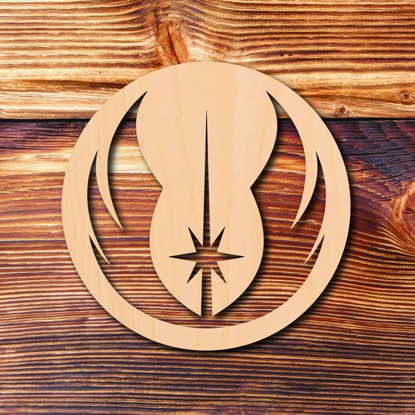 Space Symbol #2 - Laser Cut - Multiple Sizes - Unfinished Wood - Cutout Shapes