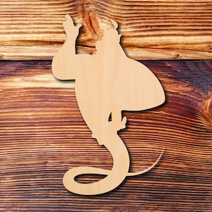 Genie - Laser Cut - Multiple Sizes - Unfinished Wood - Cutout Shapes