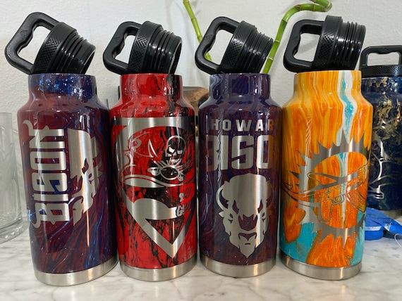 Personalized Water Bottles, Custom Water Bottle, Vacuum Insulated Water Bottle, Stainless Steel Bottles, 36oz Water Bottle, Gym Water Bottle