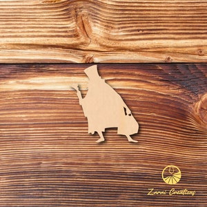 Hitchhiking Ghost - Laser Cut - Multiple Sizes - Unfinished Wood - Cutout Shapes