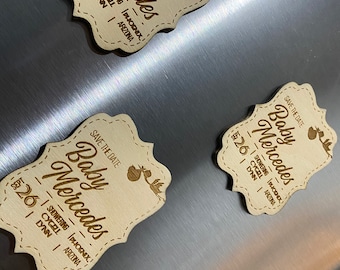 Save The Date Magnet, Custom Wooden Magnets, Wedding Favor, Anniversary Gift, Wooden Magnets, Wedding Magnets, Custom Save The Dates Ideas