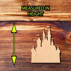Castle Cutout, Disney Castle Wood Shape, Cinderella Castle Cutout, Wooden Castle Cutout, Fairy Tale Castle, Wooden Shape Castle, Disneyland image 2