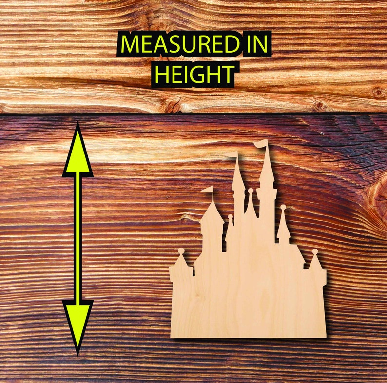Castle Cutout, Disney Castle Wood Shape, Cinderella Castle Cutout, Wooden Castle Cutout, Fairy Tale Castle, Wooden Shape Castle, Disneyland image 2