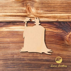 Villian #2 - Laser Cut - Multiple Sizes - Unfinished Wood - Cutout Shapes