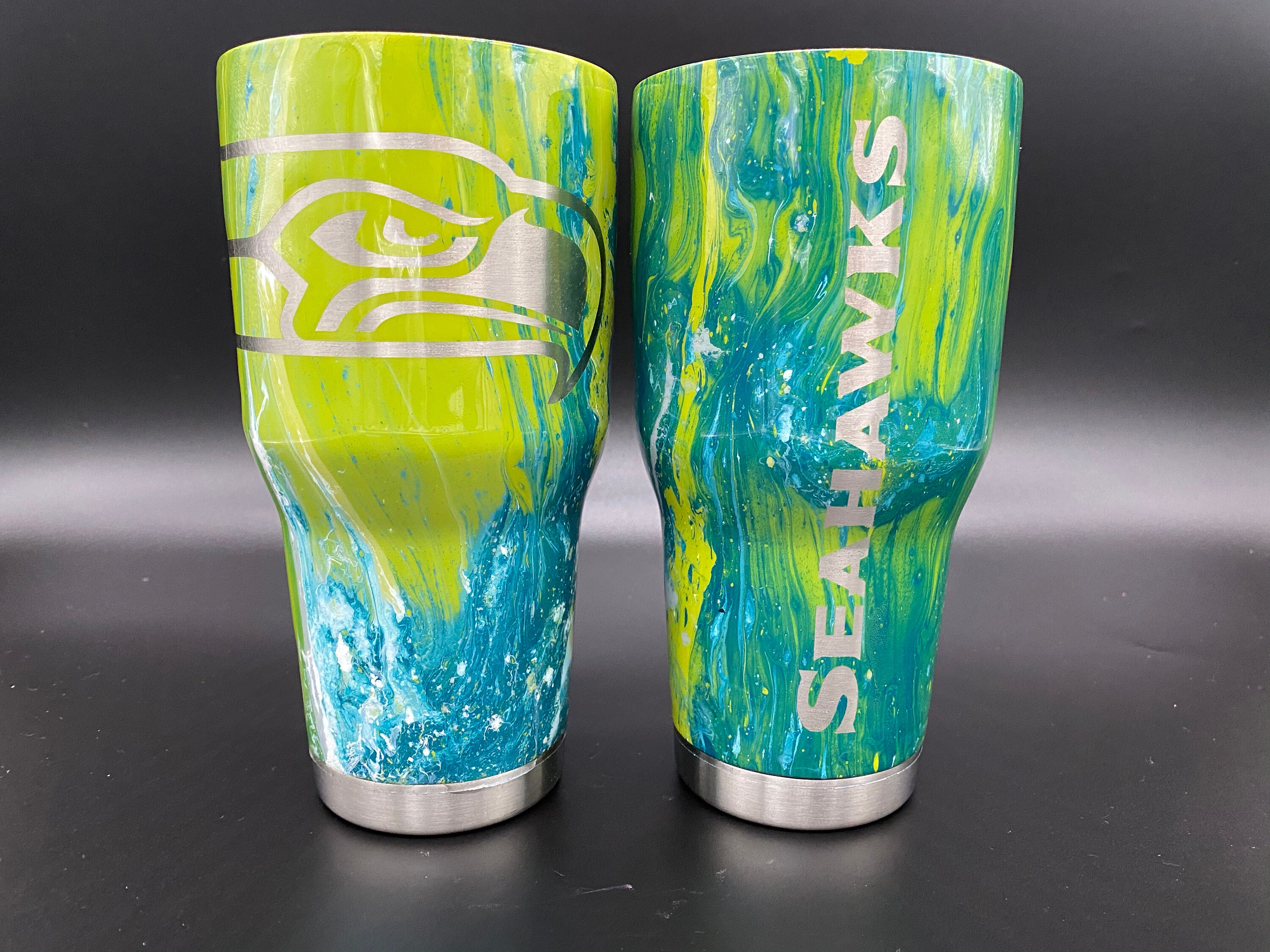 Custom 30 Oz Vacuuminsulated Stainless Steel Tumbler hydro Etsy