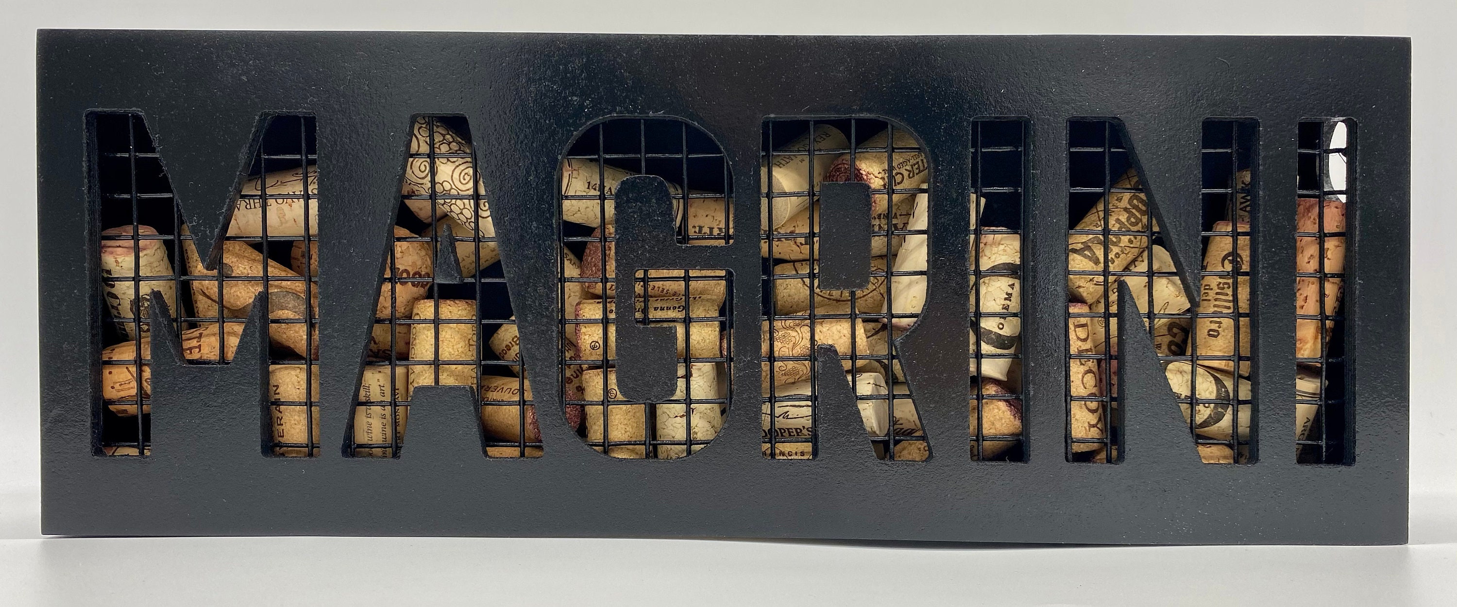 Personalized Wine Cork Holder Custom Wine Cork Shadow Box Etsy