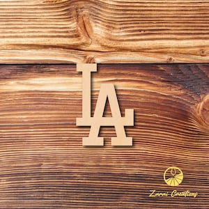 LA- Laser Cut - Multiple Sizes - Unfinished Wood - Cutout Shapes
