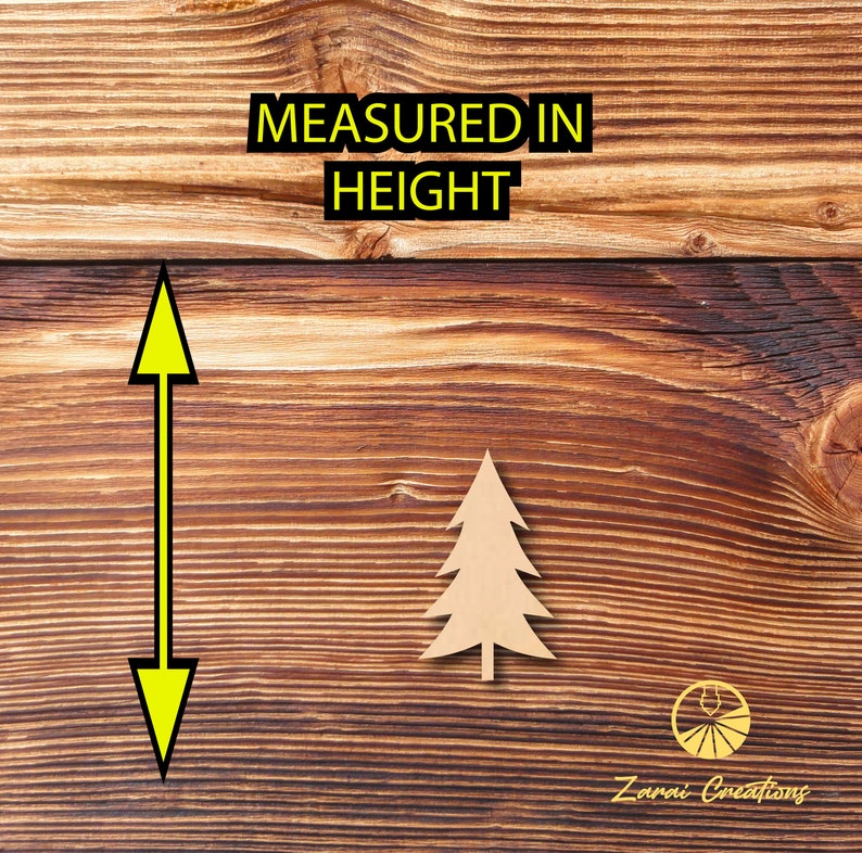 Tree #5 - Multiple Sizes - Unfinished Wood - Cutout Shapes - Etsy