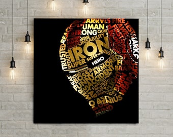 Ironman Art Deco Abstract Giant Poster A0 A1 A2 A3 A4 Sizes