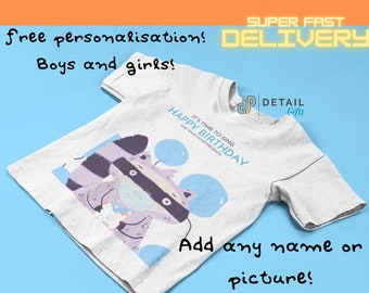 Personalisiertes Kinder T-Shirt: Personalisiertes Geburtstags-T-Shirt
