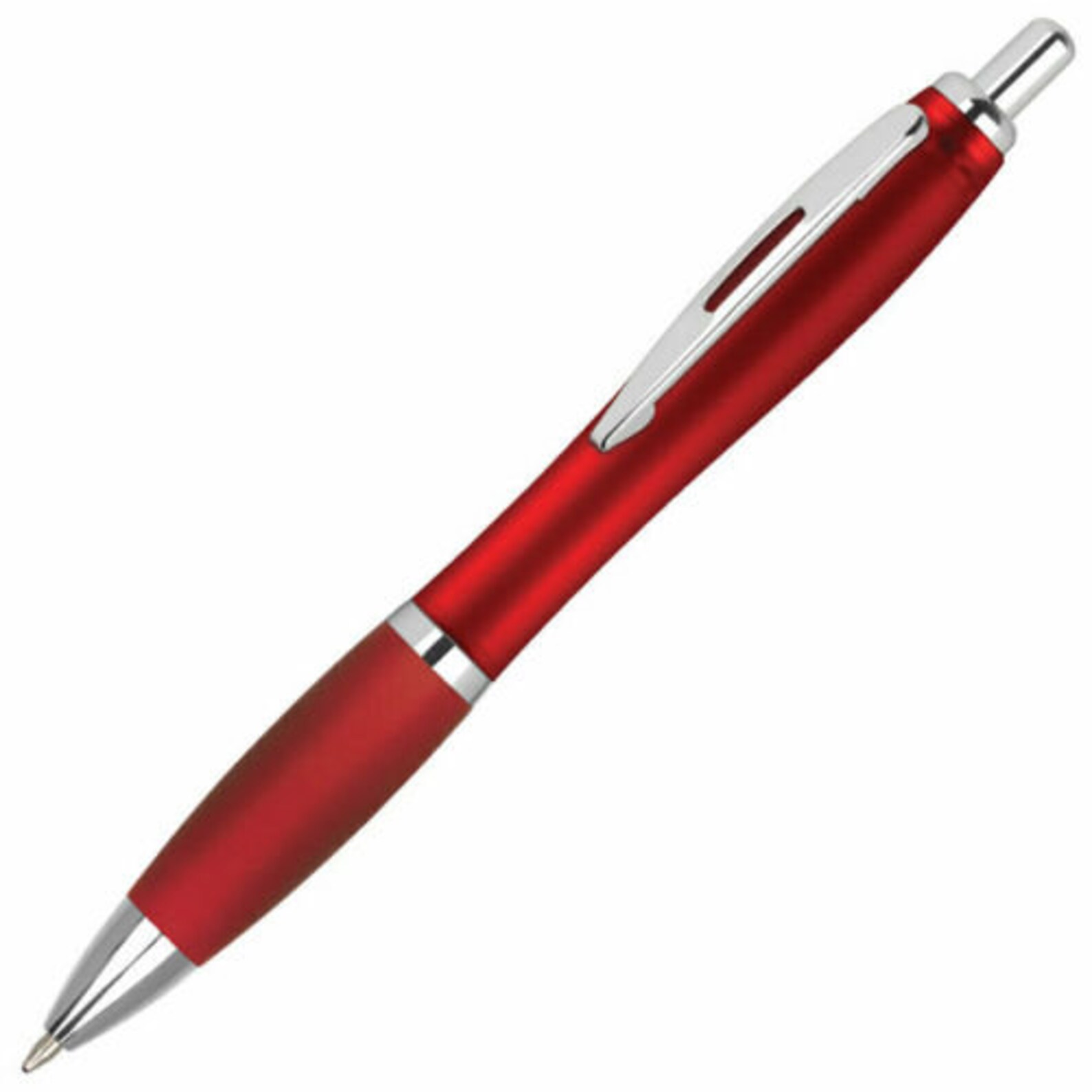 Personalised Pen Novelty Office Stationary Curvy Contour Colour Pens