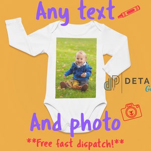 Personalised baby vest, personalised onesie, Personalised baby grow, personalised baby gift, baby present, baby grow, baby shower gift