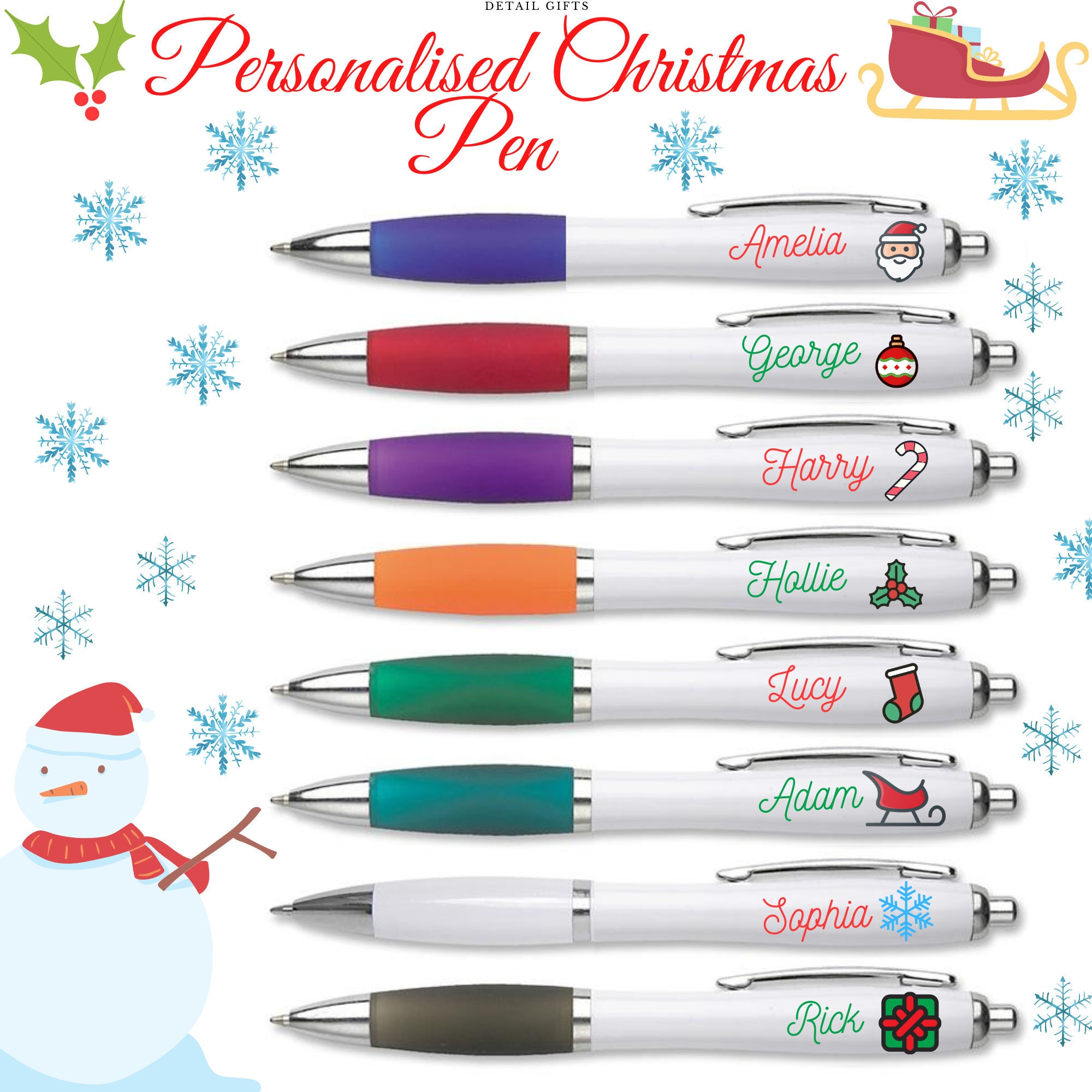 School Supplies Bulk Personalized Ballpoint Teacher Pens - Brilliant Promos  - Be Brilliant!