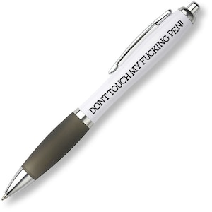 Funny Pens Office Cheeky Novelty Stationary Humour Rude Profanity Job Gift, Office pens, Gift Pen, Quote Pen, Cheap Gift