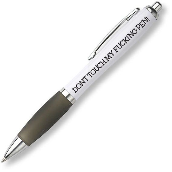 Funny Pens Swear Word Pen Set Black Ink Writing Pen Funny Office Diary