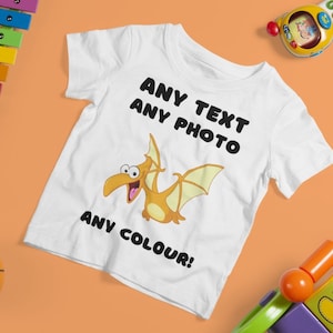 Kids Personalised T-Shirt, Custom Kids T-Shirt, Personalised Childrens Tshirt, Personalized kids tee, kids name tshirt, Custom design tshirt image 3