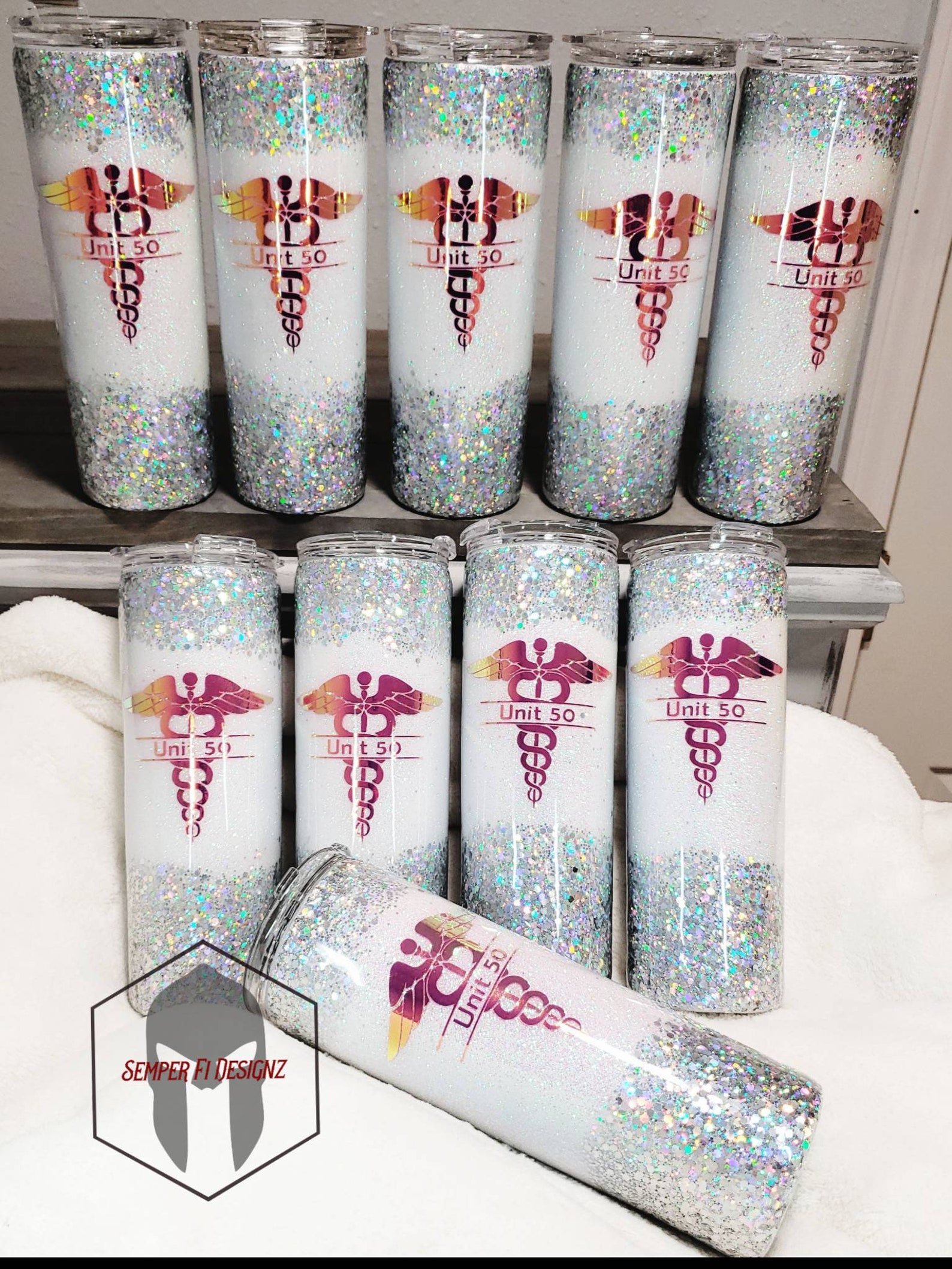 Nurse Glitter Tumbler/ Nursing Custom Cup / Scrub Life Nurses Etsy