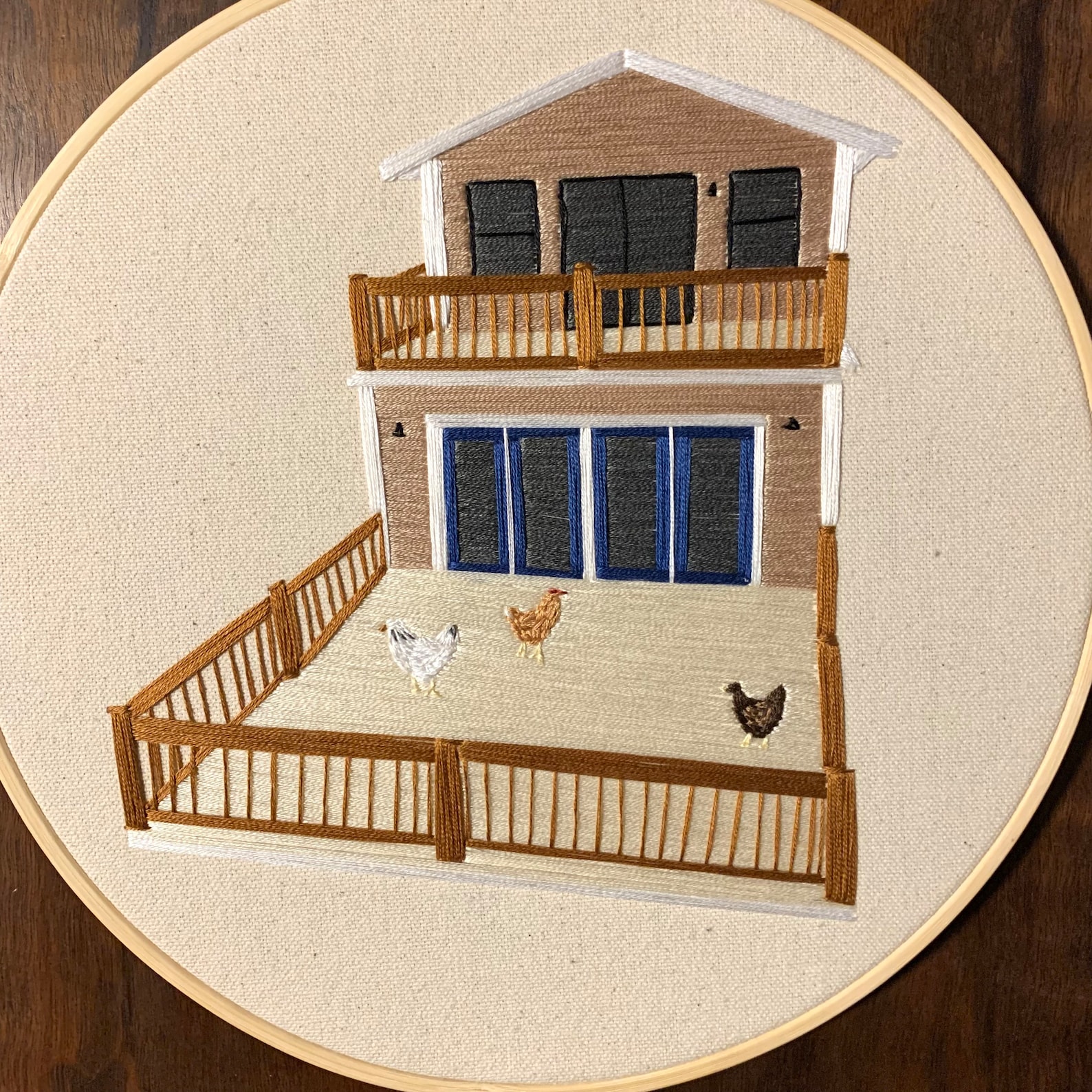 Custom House Embroidery Hoop - Housewarming Gift - Home Keepsake - Home ...