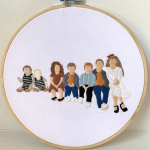 Custom Hand Embroidered Portrait image 3