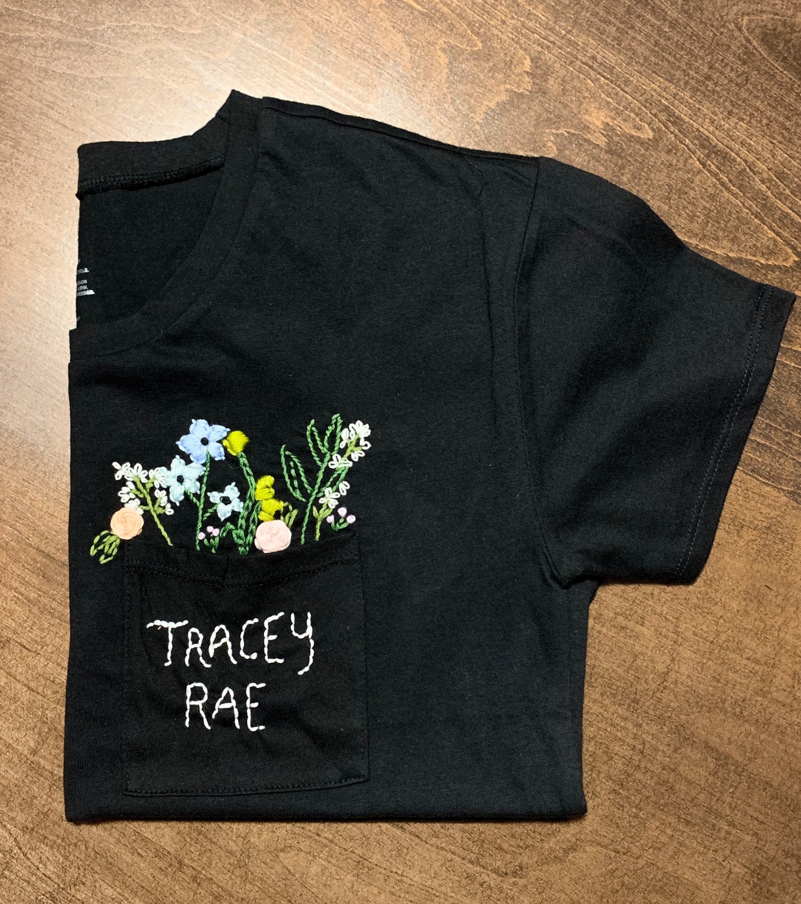 Custom Order TShirt Custom Embroidered Shirt Custom Logo Etsy