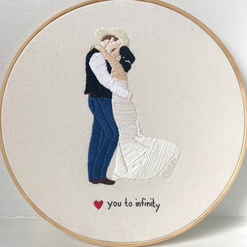 Custom Hand Embroidered Portrait image 10