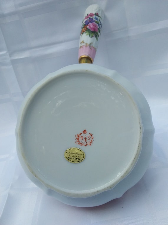 Vintage Japanese Hand Painted Vanity Large Porcelain … Gem