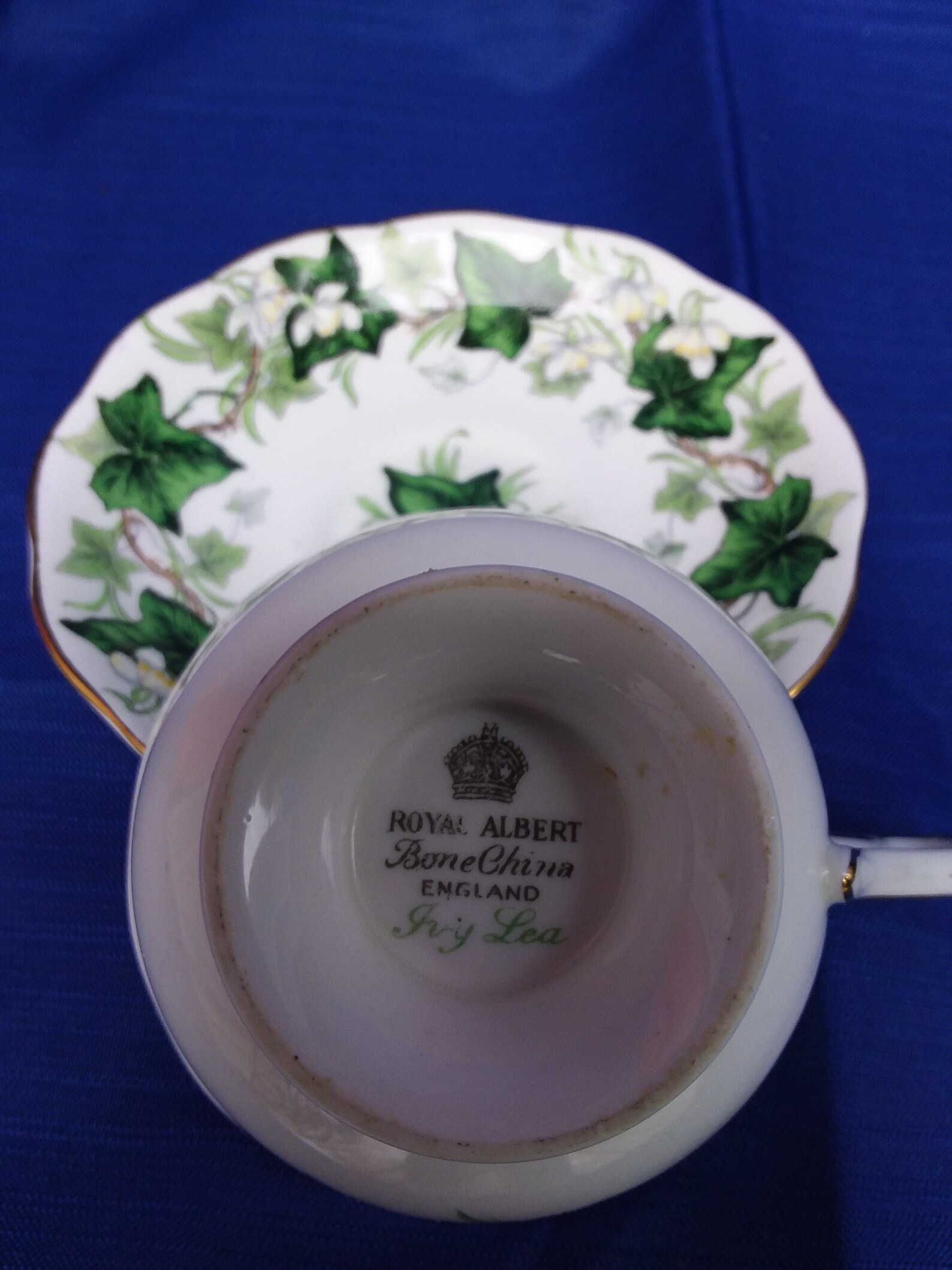 Royal Albert Ivy Lea Fine Bone China Tea Cup Saucer Etsy