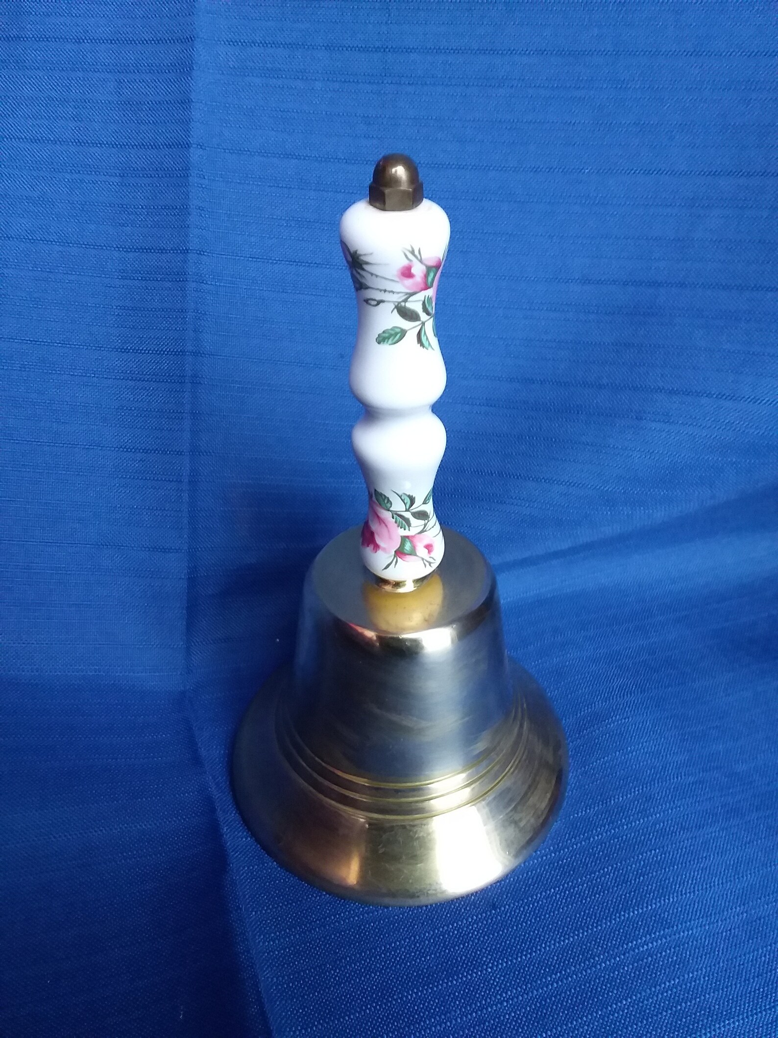 50s Solid Brass Dinner Table Bell Etsy