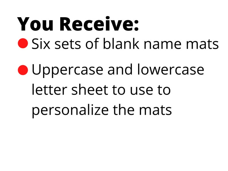 For Classroom Use. Dry Erase Name Mat Learn to Spell and Etsy