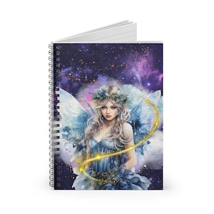Fantasy Fairy Spiral Notebook - Ruled Line, Journaling, Sketching, Gift for Dreamers, Back to School, Magical Decor