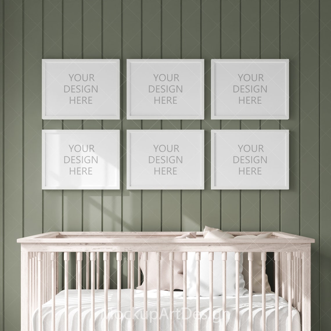 Nursery Mockup Digital Frame Art Mockup Home Interior Etsy
