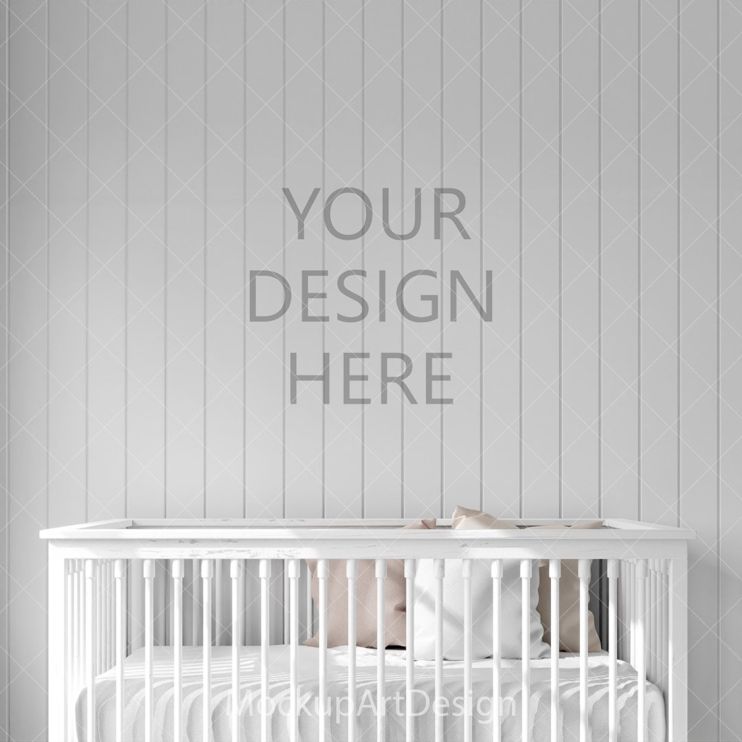 Nursery Mockup, Wall Art Mockup, Home Interior Mockup, Kids Room Mockup, Poster Mockup, Empty ...