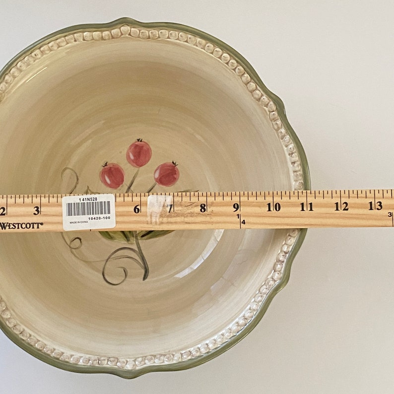 Large Serving Salad Bowl / TABLETOPS GALLERY Francesca Stoneware