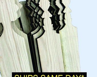 Paletas para fraternidades y sororidades griegas: paleta tradicional griega alta de 60 cm (2 pies) en blanco para padres de nuevos miembros / fraternidades y sororidades RED OAK