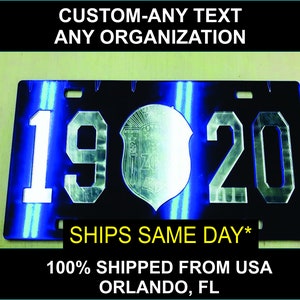 Matrículas de fraternidad y hermandad GRIEGA- Etiquetas-ORGANIZCIÓN-PERSONALIZADO