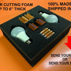 Patrones de espuma cortados con láser / Insertos personalizados para estuches, Cosplay