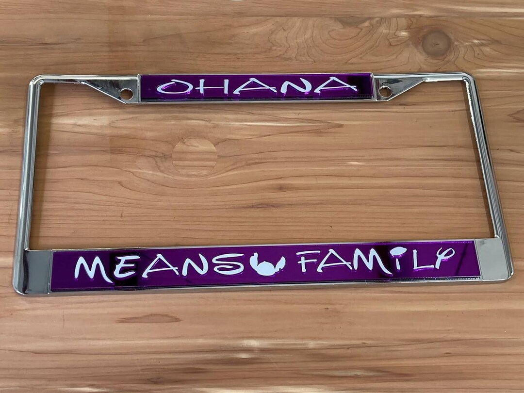 Customy License Plate Frames Disneystarwarsmilitary Etsy