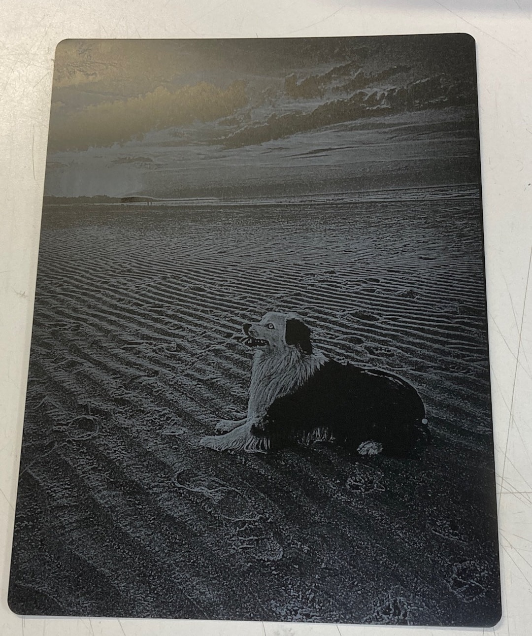 Custom Picture Engraving Metal Plate Etsy