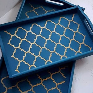 A4 Stencil - QUATREFOIL LATTICE OUTLINE - Moroccan Inspired - Fabric Crafts Furniture - Repeatable Pattern - Reusable 190 Mylar