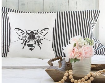 A4 Stencil LARGE Bumble Bee - Shabby Chic Furniture Fabric Crafts  Reusable 190 Mylar