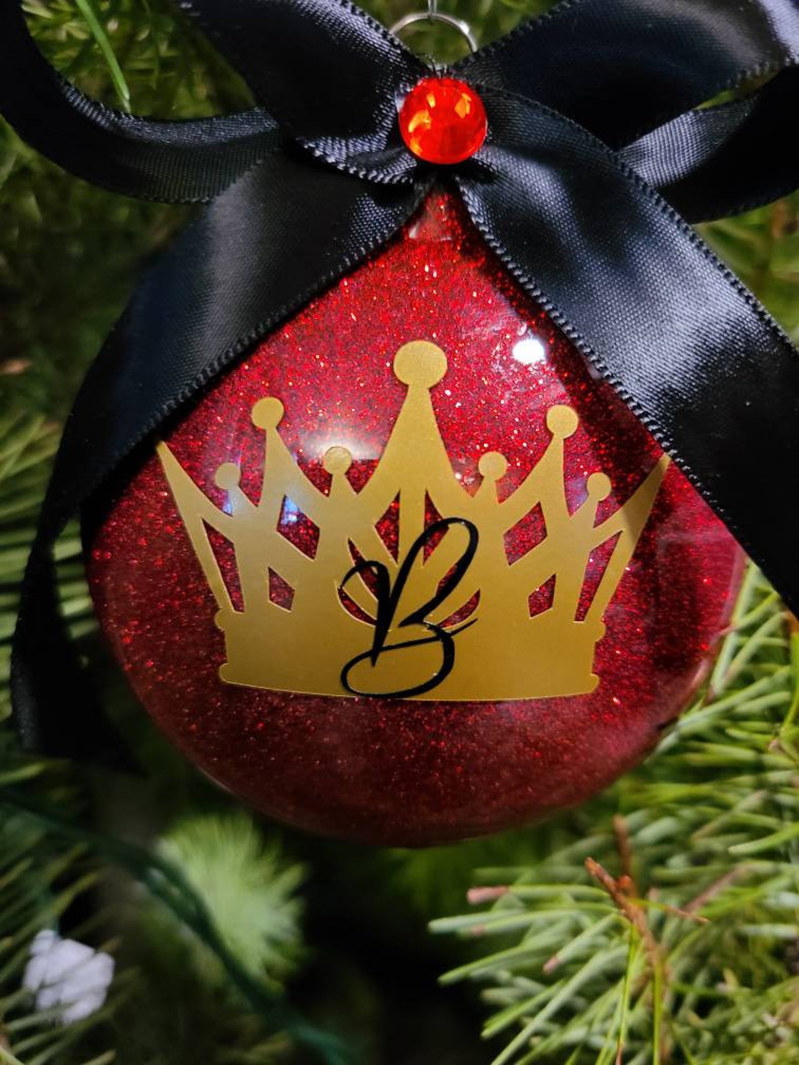 Personlized Queen Ornament Etsy