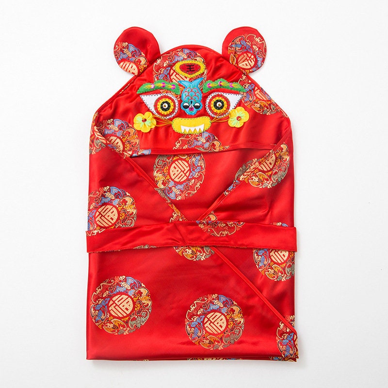 Chinese Style Handmade Tiger Head Baby Swaddling Wrap Etsy